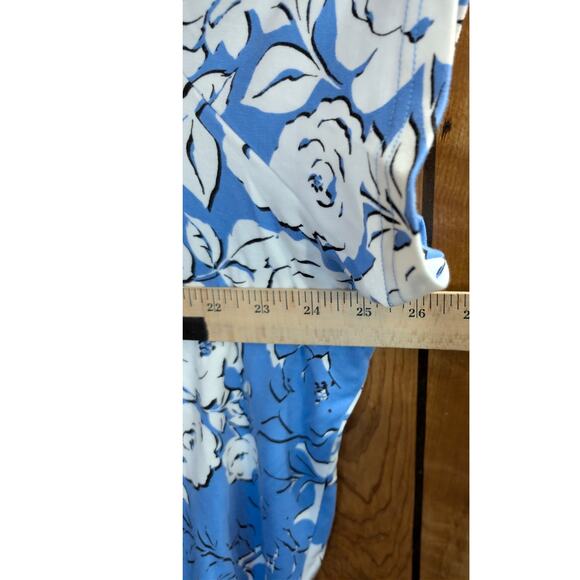 Basic Editions Woman Shirt Plus Size 4X XXXX Floral Top Tunic Blouse Flowers New - Picture 7 of 9